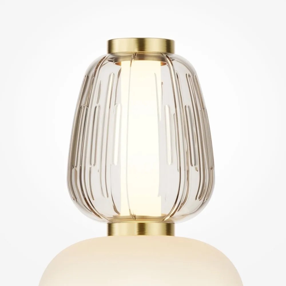 Veioza LED design modern decorativ Pattern auriu