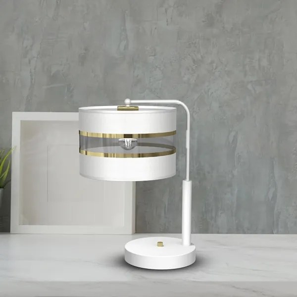 Lampă de masă ULTIMO 1xE27/6W/230V albă