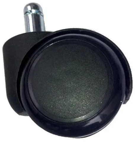 Roti universale de birou, 5 buc, negre