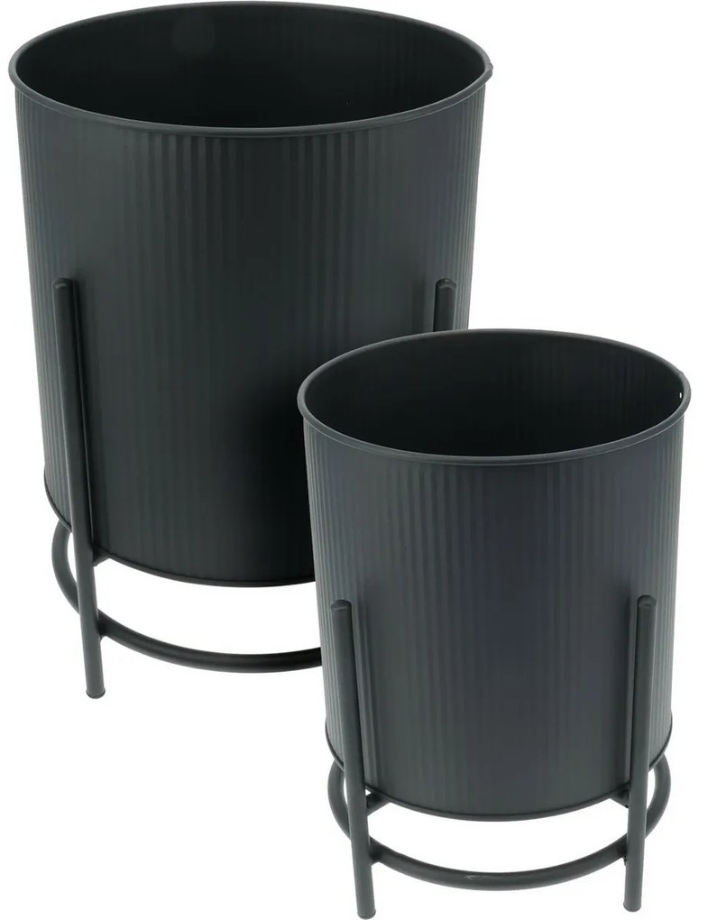 Set de suporturi metalice pentru flori Celanonegru, 2 buc.