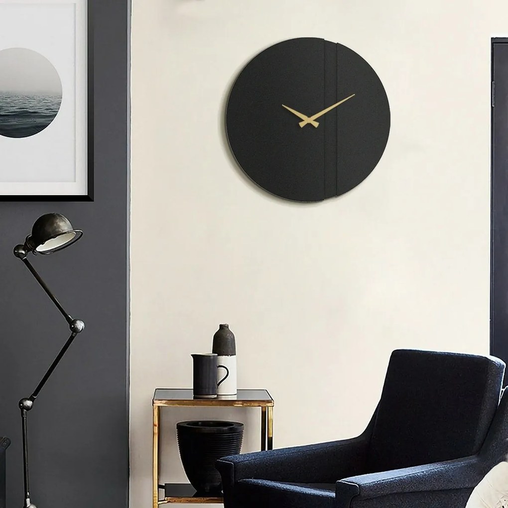 Ceas de perete Block APS096,Black , 46 x 46 cm