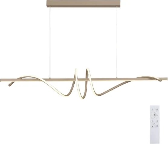 BRILAGI - lustru LED dimabil pe cablu SIGNATURE LED/50W/230V 120 cm bej + telecomandă