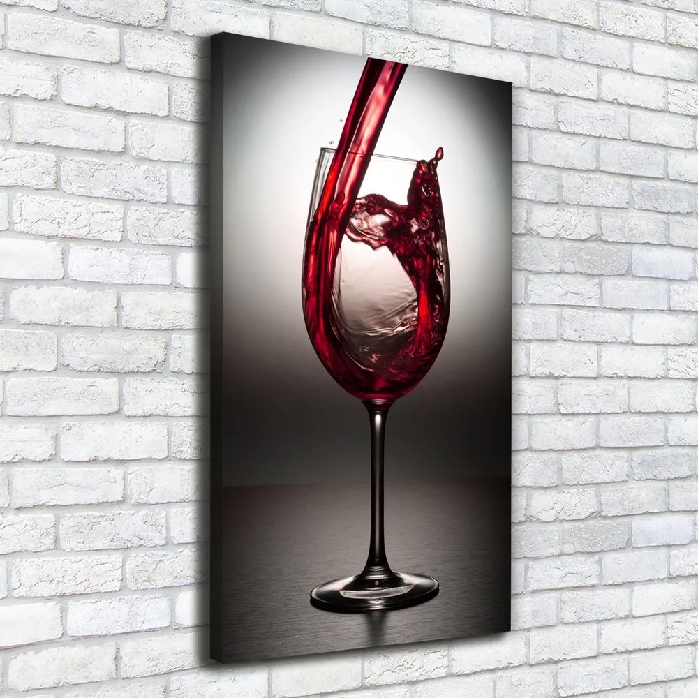 Tablou pe pânză canvas Vin rosu