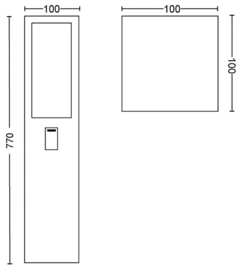 Philips - LED RGB Lampă exterior Hue IMPRESS 2xLED/8W/230V IP44
