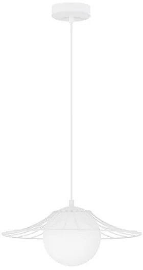 Pendul design modern FLY alb mat 36cm