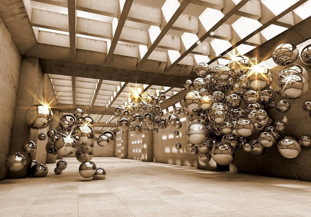 Fototapet - Modernă - 3D arhitectură (254x184 cm)