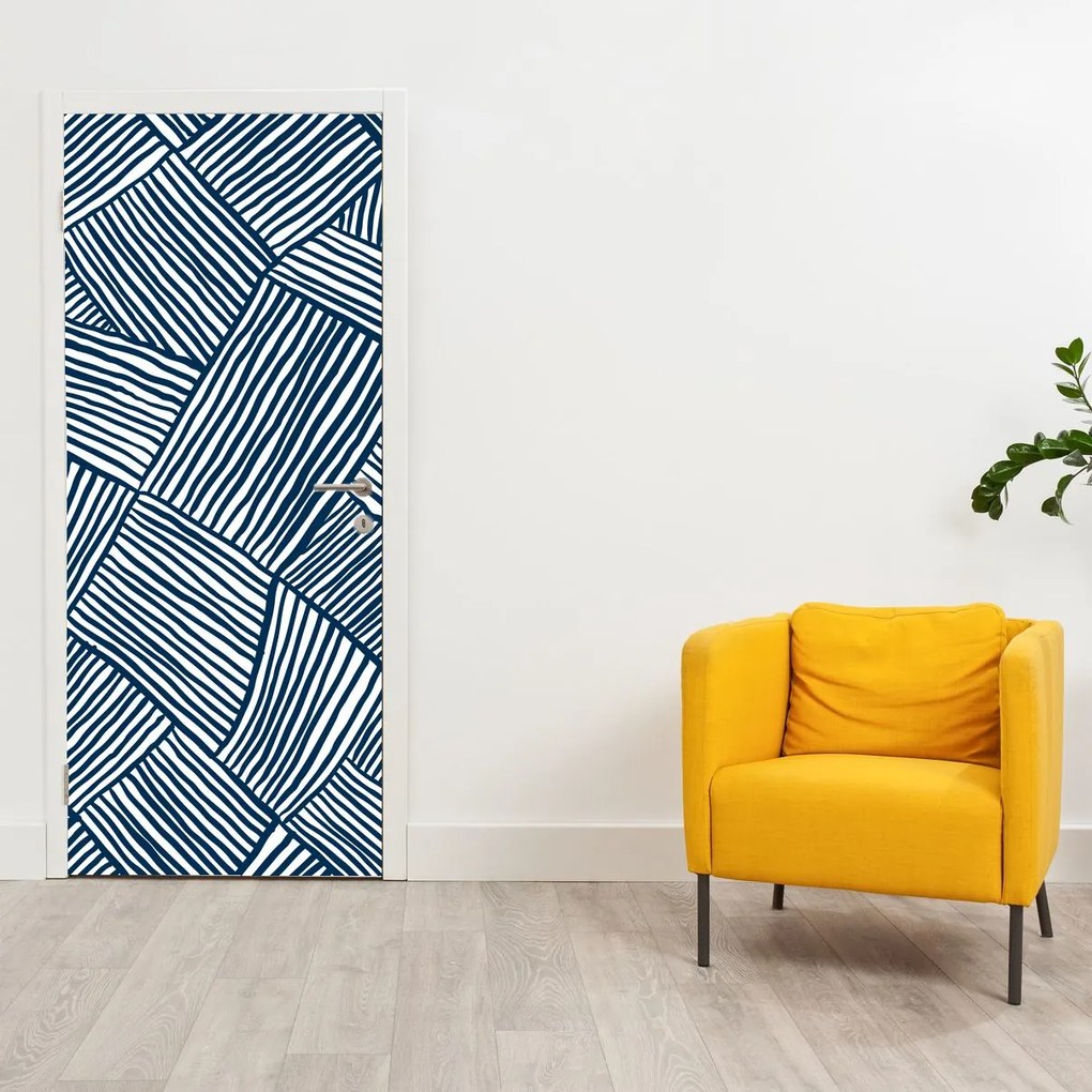 Fototapet pentru ușă - Linie 3D (95x205cm)