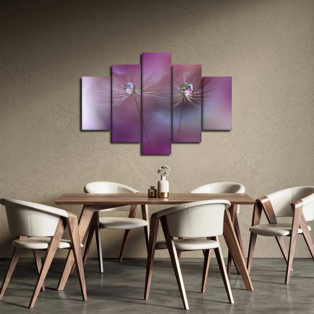 Tablou cu picături pe puf (150x105 cm)