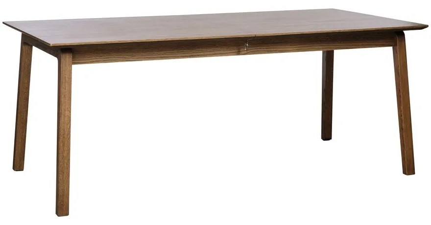 Masă de dining extensibilă cu blat cu aspect de lemn de stejar 95x190 cm Baro – Unique Furniture