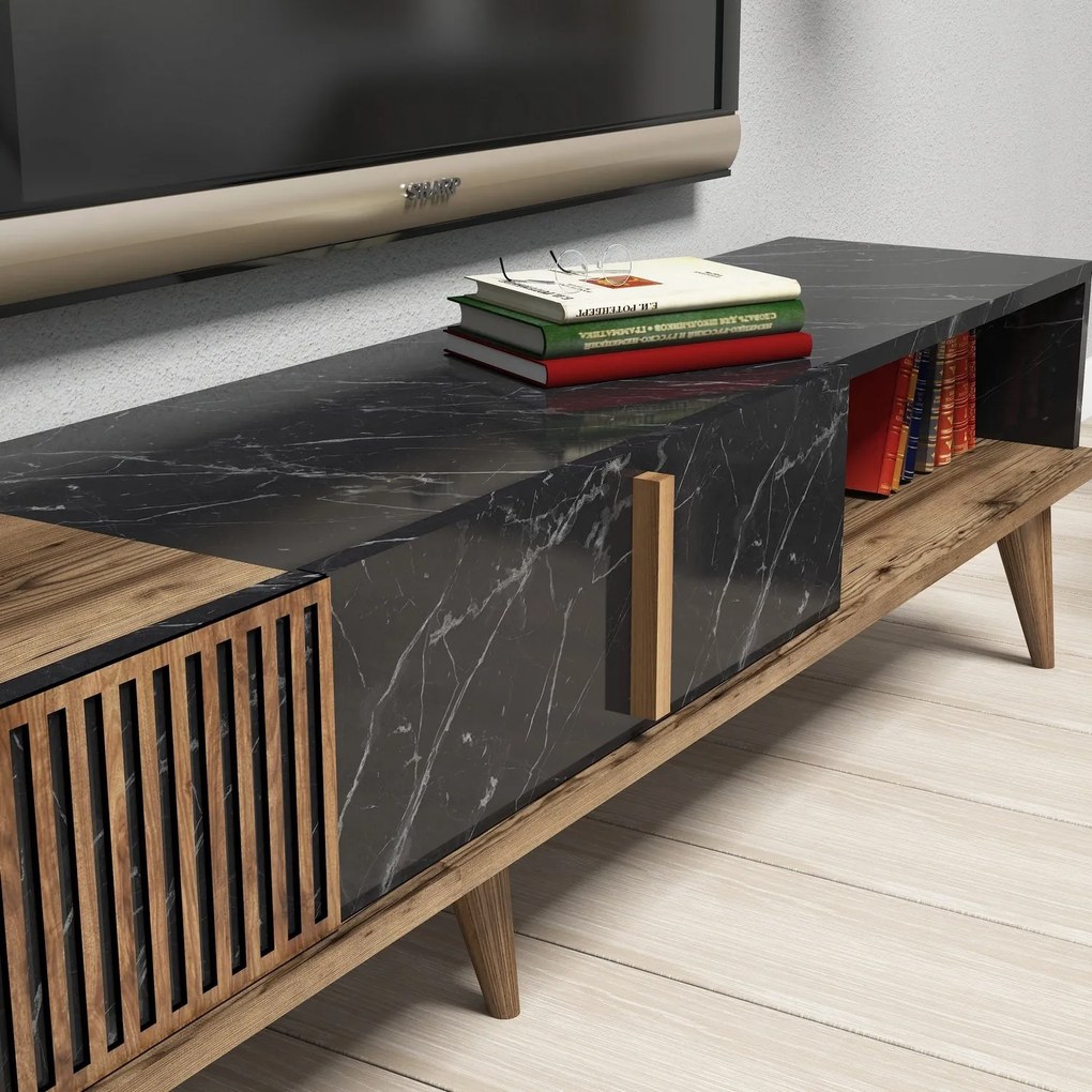 Mobilier living Michelle (Nuc + Negru). 1072224
