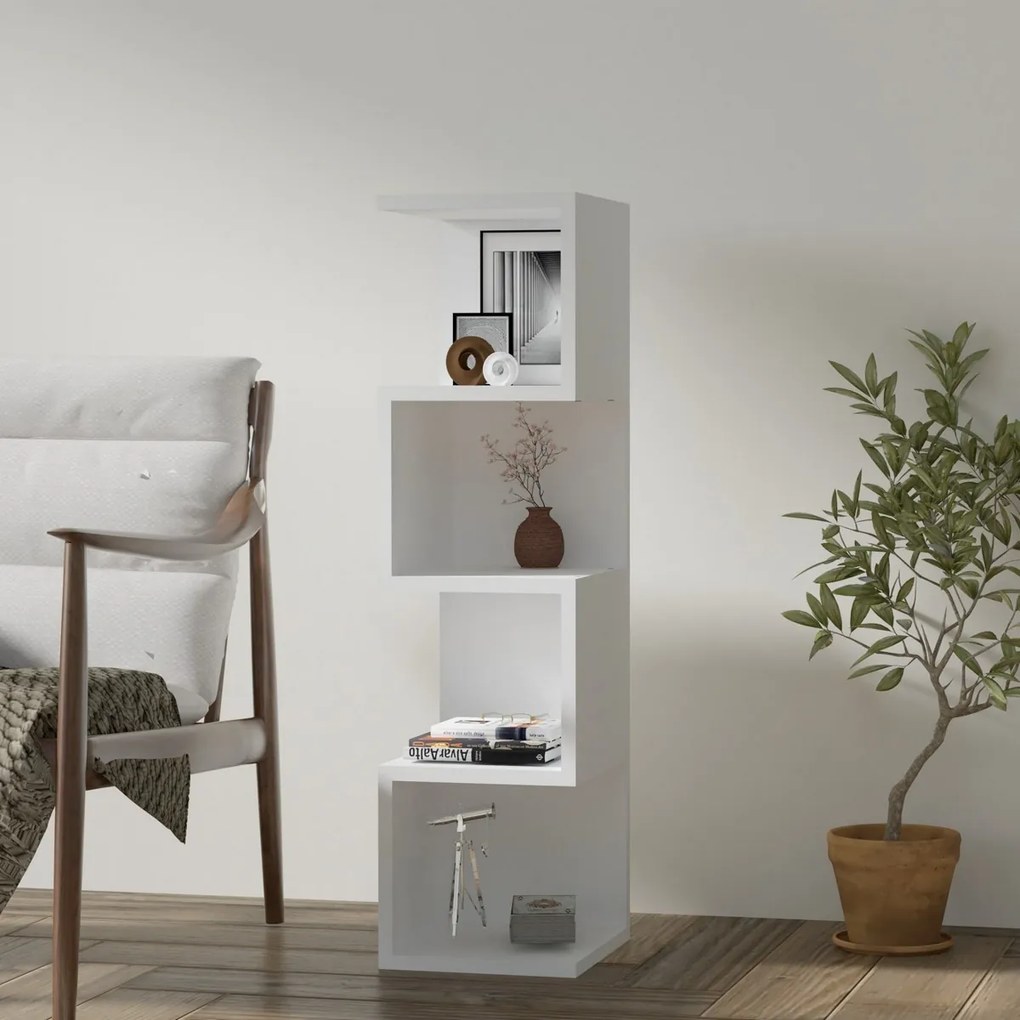 Bibliotecă pe roți Alin White