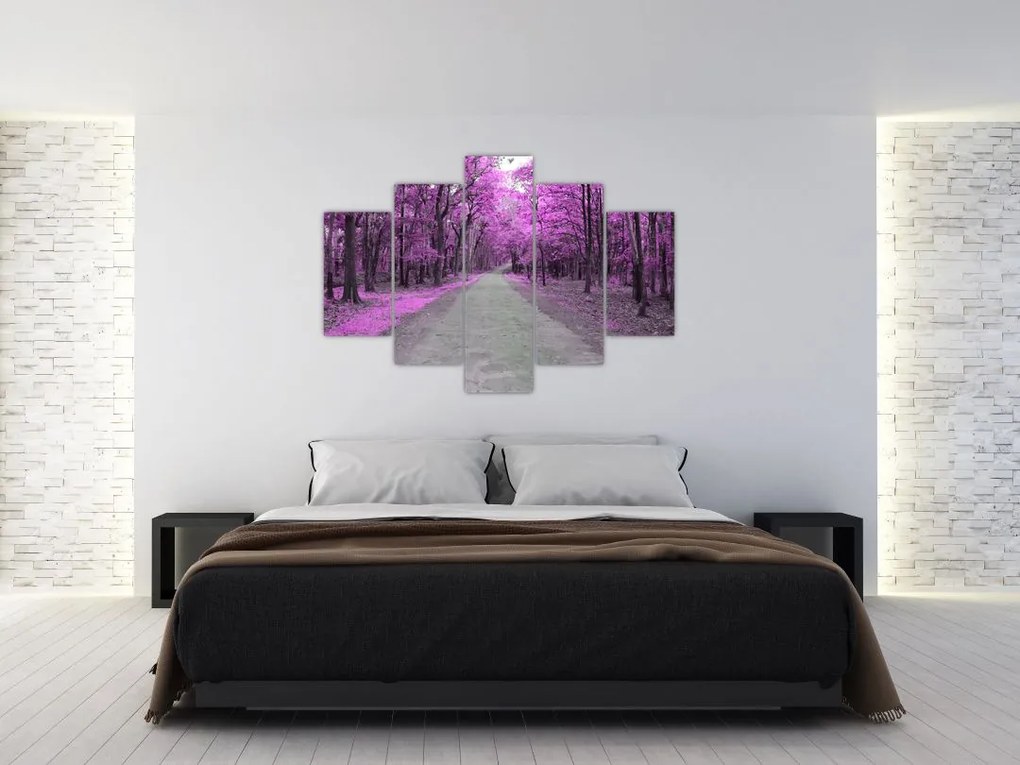 Tablou - drum prin parc (150x105 cm)