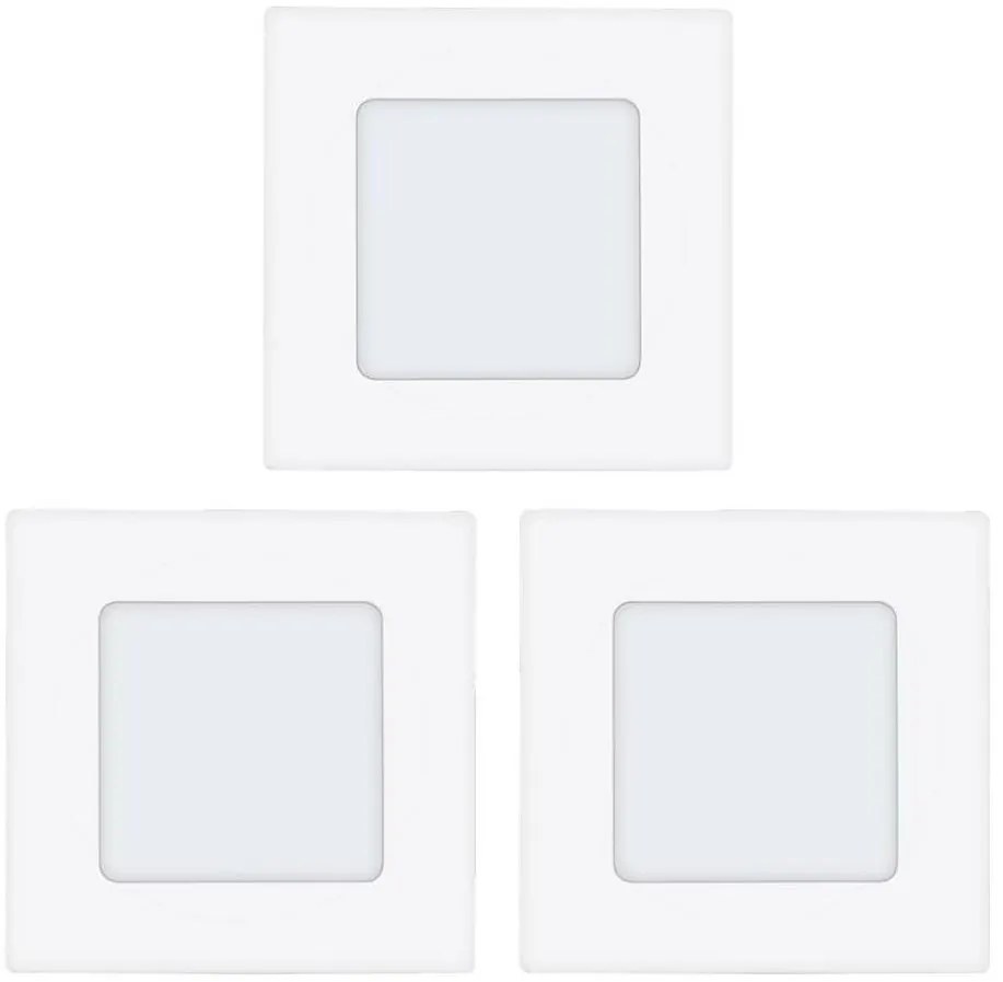 Eglo 78196 - Set 3x spoturi LED încastrate 3xLED/2,7W/230V