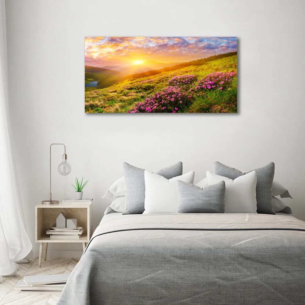 Print pe canvas Munte apus de soare