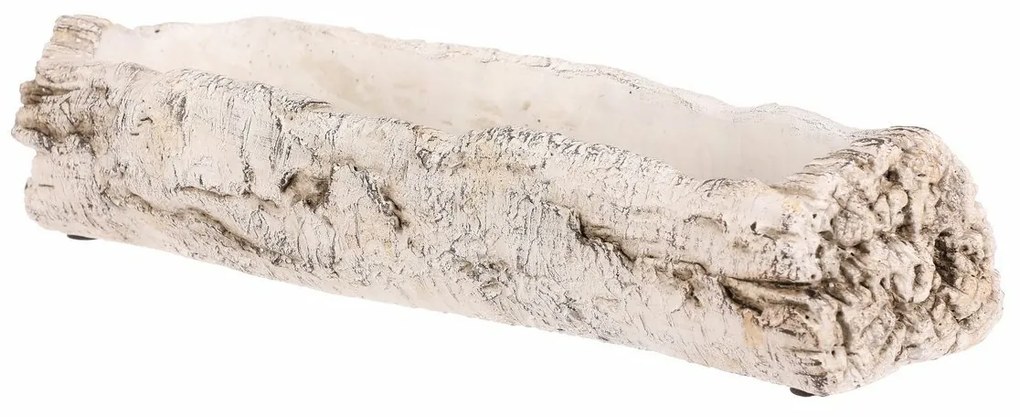 Husă pentru flori - jardiniere, imitație demesteacăn, 39 x 14 x 8 cm, 39 cm