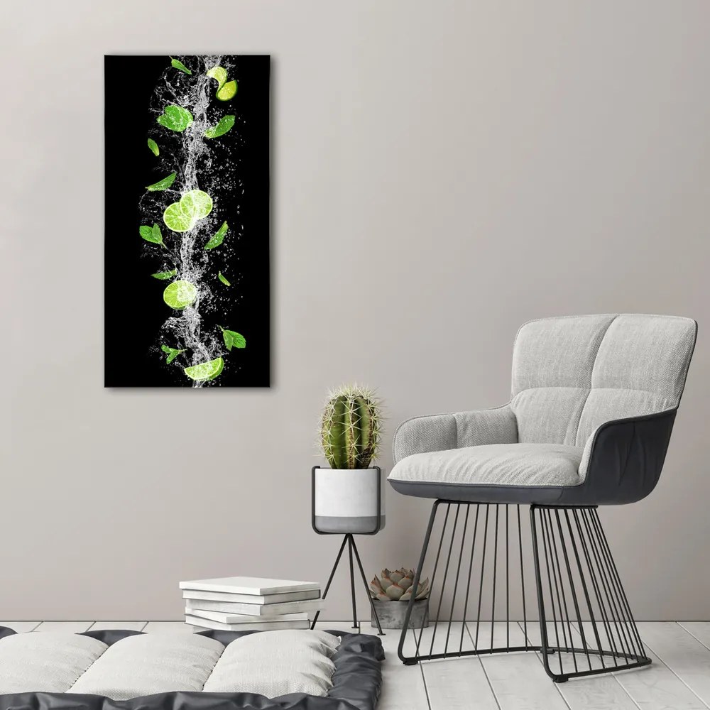 Tablou canvas Lămâi verzi