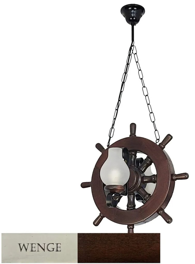 Lustra in stil marinaresc fabricata manual din lemn Timona WOOD-TI-SP2