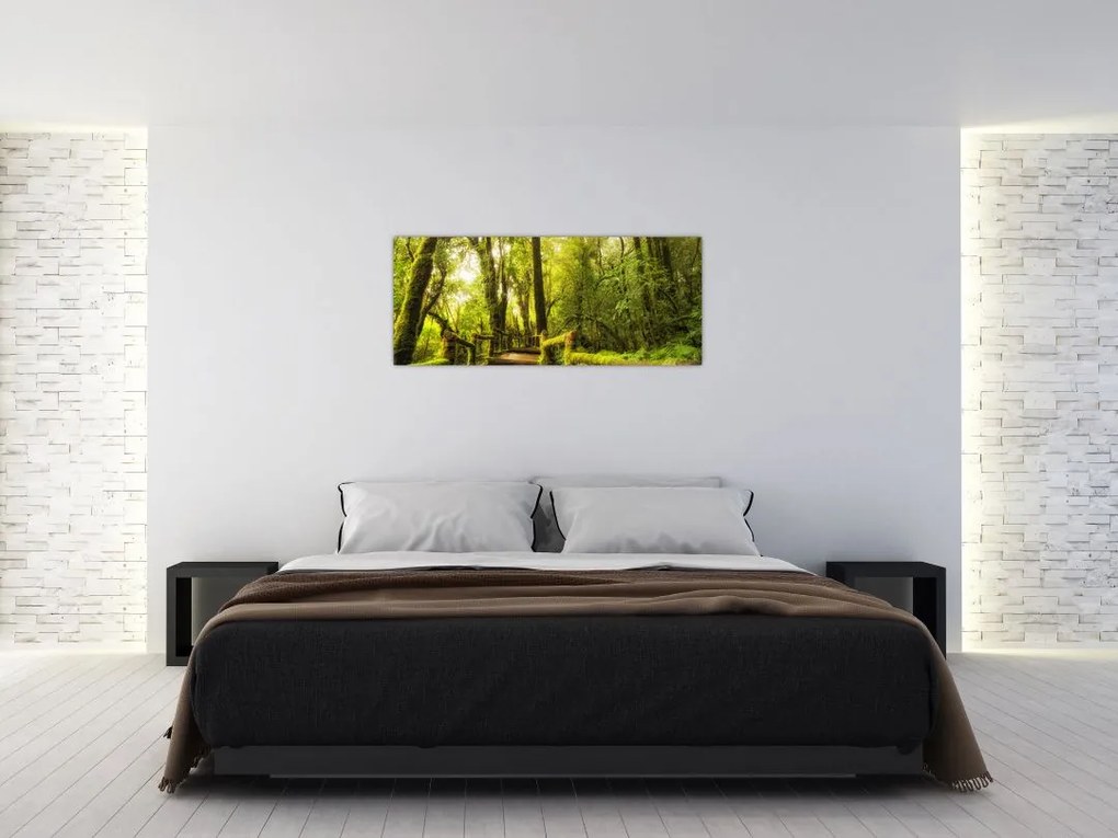 Tablou junglei cu mușchi (120x50 cm)