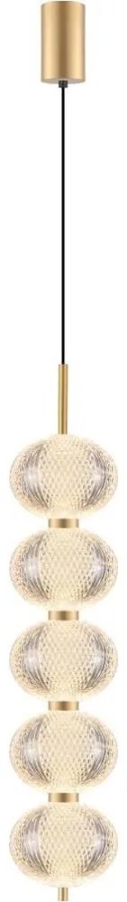 Zuma Line 003064-034756 - Lustră LED suspendată pe cablu GALATEA LED/30W/230V, auriu