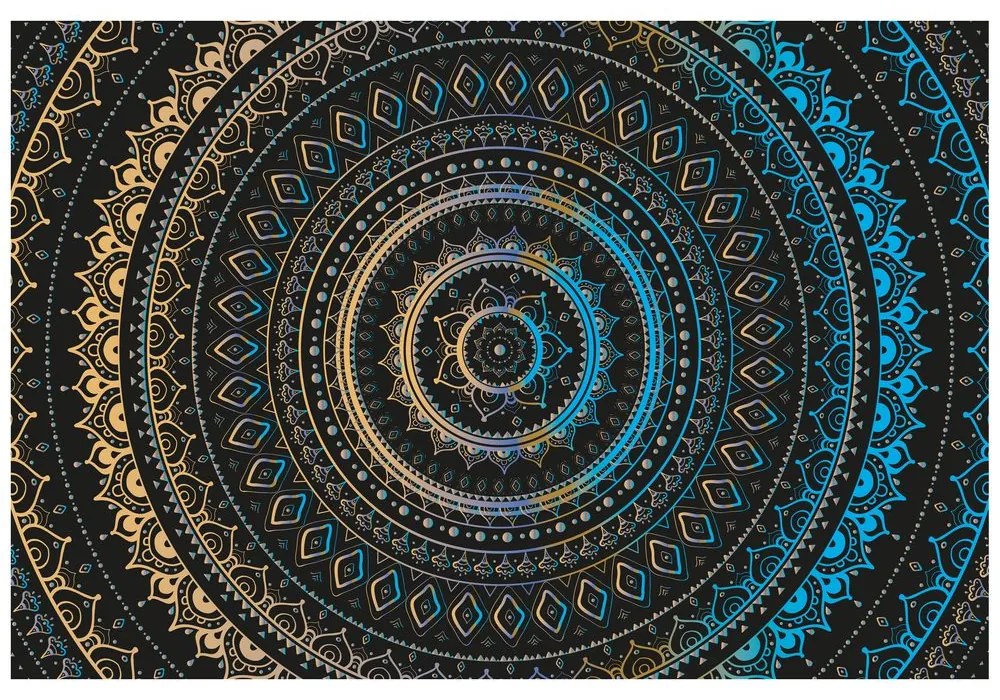 Tapet Mandala cu model de soare