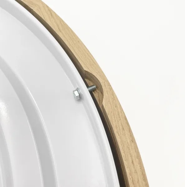 Brilagi - Plafonieră LED CARVALHO 4xE27/60W/230V, stejar, diam. 57,5 cm