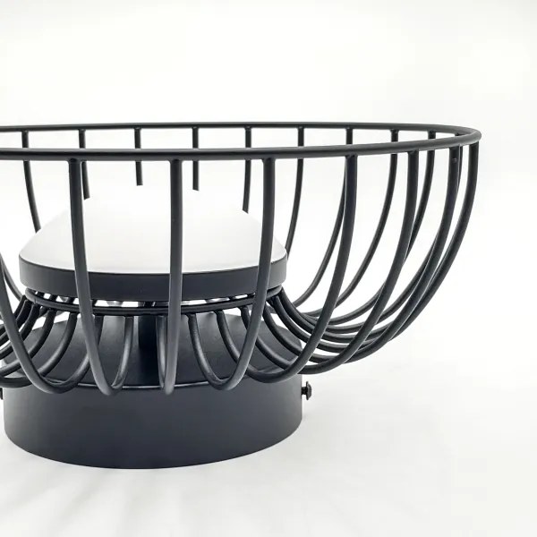 Plafonieră LED BETSY, 12 W, 230 V, Ø 25 cm, negru