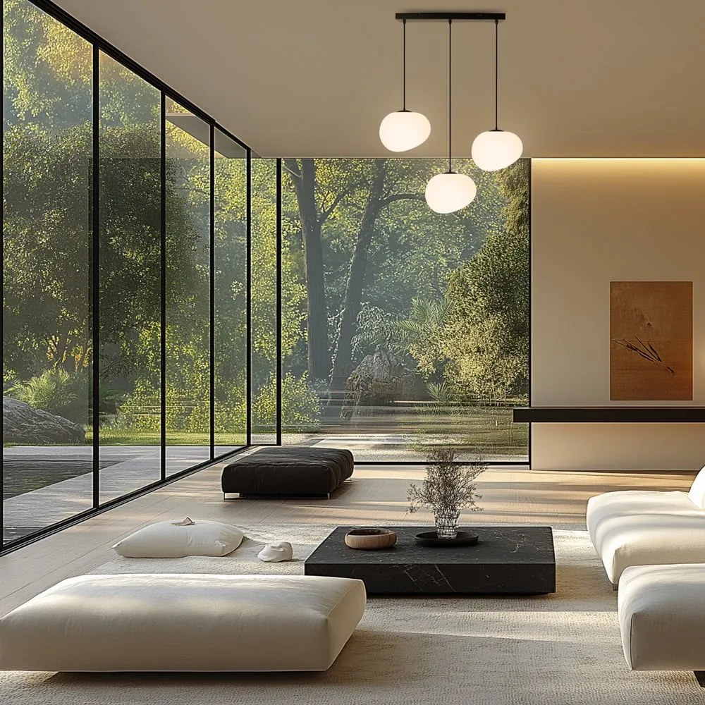 Lustră alb-negru Stones – Candellux Lighting