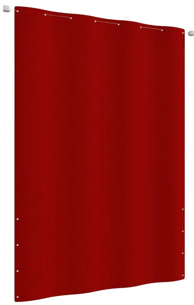 vidaXL Paravan de balcon, roșu, 160 x 240 cm, țesătură oxford