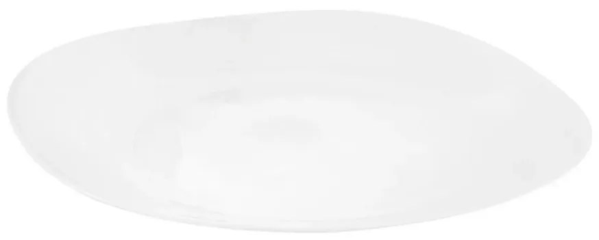 Set de farfurii întinse din sticlă opal Altom  White harmony 28 cm, 6 buc