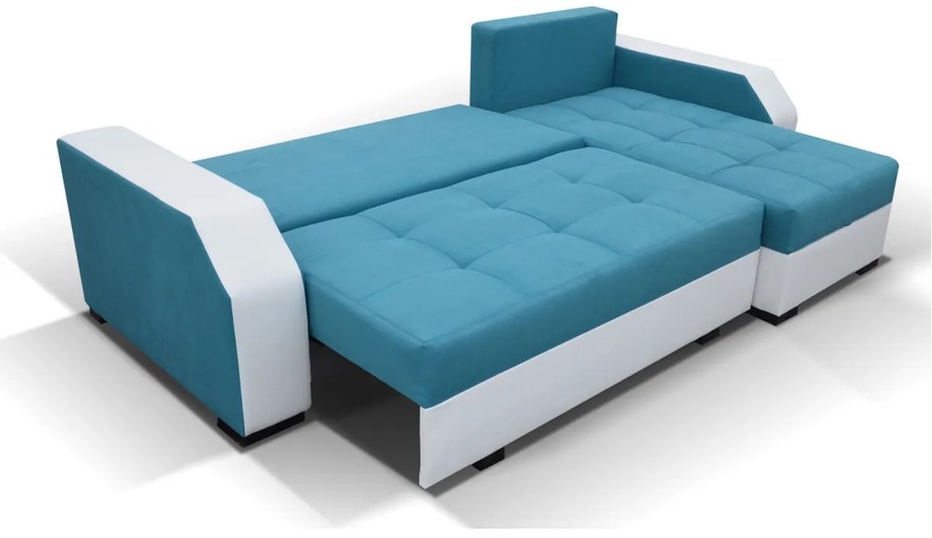 Supermobel Coltar ARIS, 250x90x150, sawana14/soft017white, dreapta