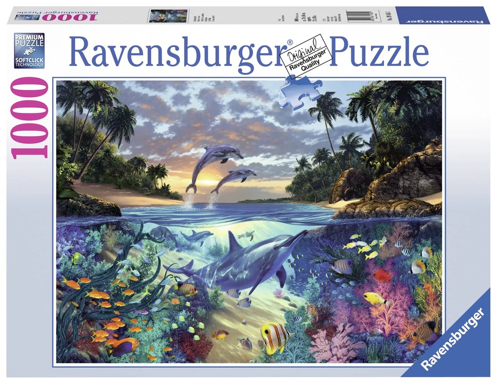 PUZZLE GOLFUL CORALILOR, 1000 PIESE - RAVENSBURGER (RVSPA19145)