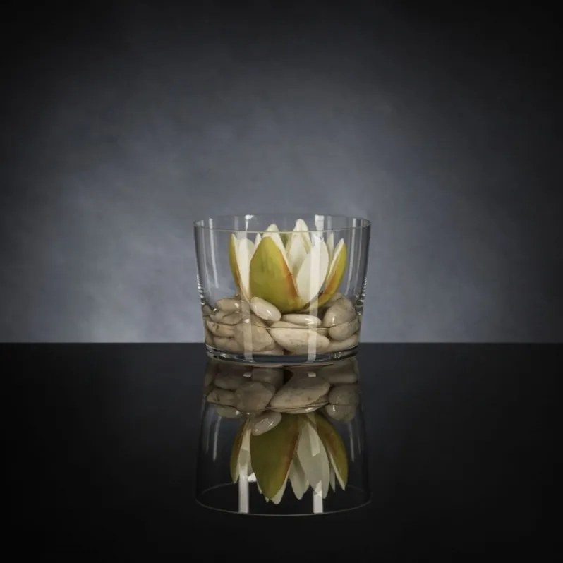 Aranjament floral mic decor festiv design LUX, ROMANTIC LOTUS FLOWER, alb 1141956.95