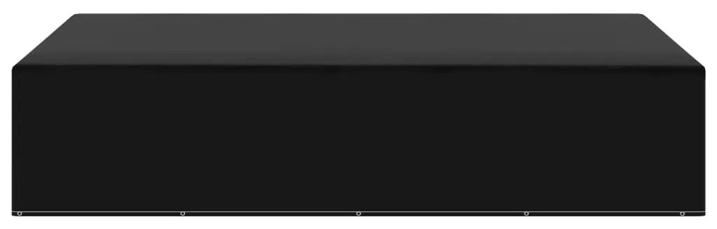 48634 vidaXL Husă mobilier de grădină, 12 ocheți, 325 x 205 x 70 cm