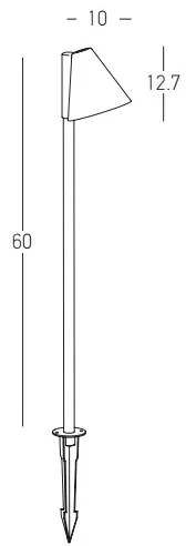 Lampă de exterior 1xGU10/20W/230V IP65 antracit Zambelis E281