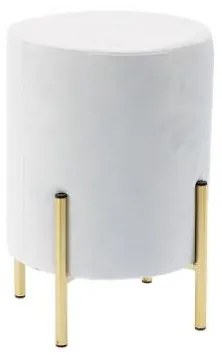 Scaun rotund gri 28 x 42 cm VELVET