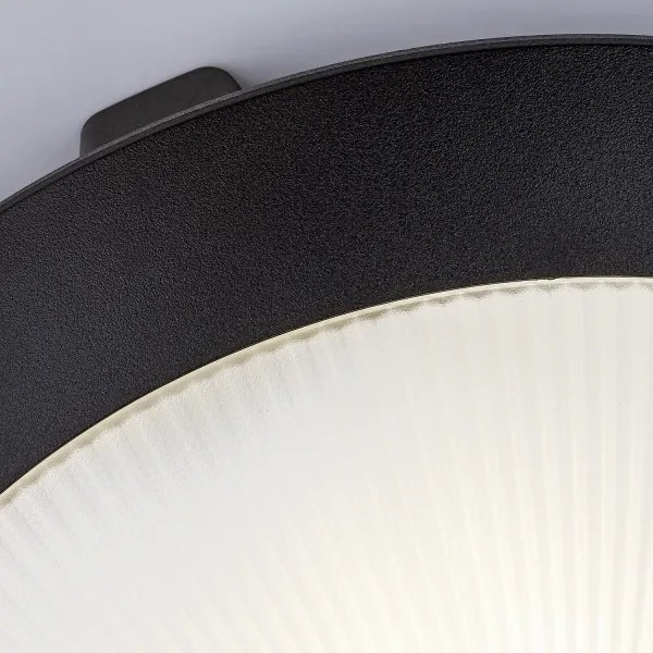 Rabalux 77234 - Ven plafonieră WELRO 1xE27/9W/230V IP65 Ø 30 cm neagră