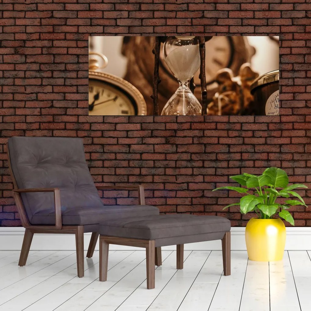 Tablou cu clepsidră (120x50 cm)