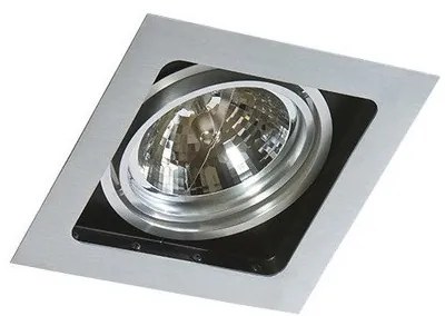 Spot incastrabil directionabil de tavan/plafon SISTO 1 ALU