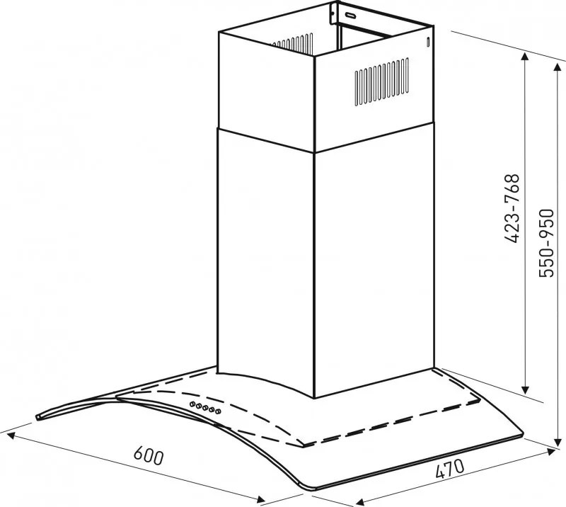 Hotă de bucătărie Essenza 60