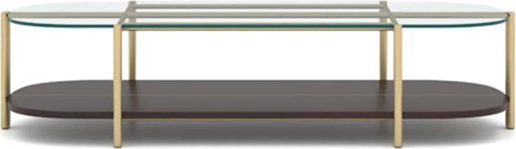 Masuta lemn masiv de Cafea Marquesa, 155 × 35 × 75 cm