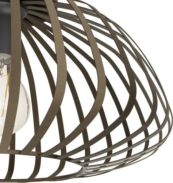 Eglo 901096 - Plafonieră ESPINAL 1xE27/40W/230V Ø 38,5 cm bronz