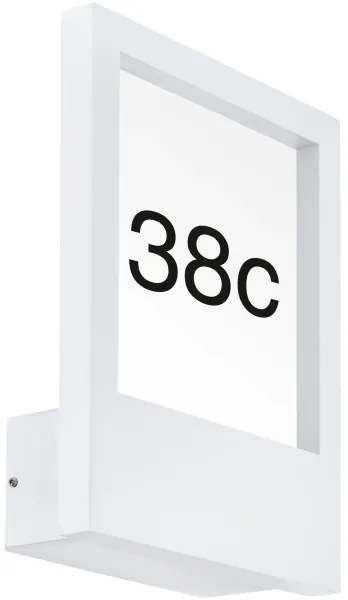 Eglo 98143 - Număr de casă MONTEROS 1xE27/28W/230V IP44 alb