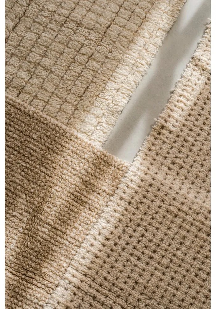 Covor în culoare naturală lavabil, țesut manual din lână 170x240 cm Unexpected Wool – Lorena Canals