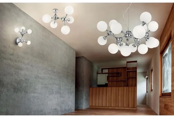 Ideal lux - Plafoniera 5xE14/40W/230V