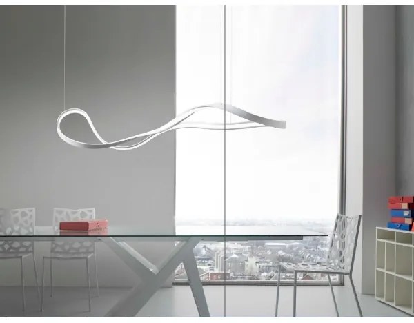 Redo 01-1531 - Lustră LED NUBO, suspendată pe cablu, 43W/230V, alb