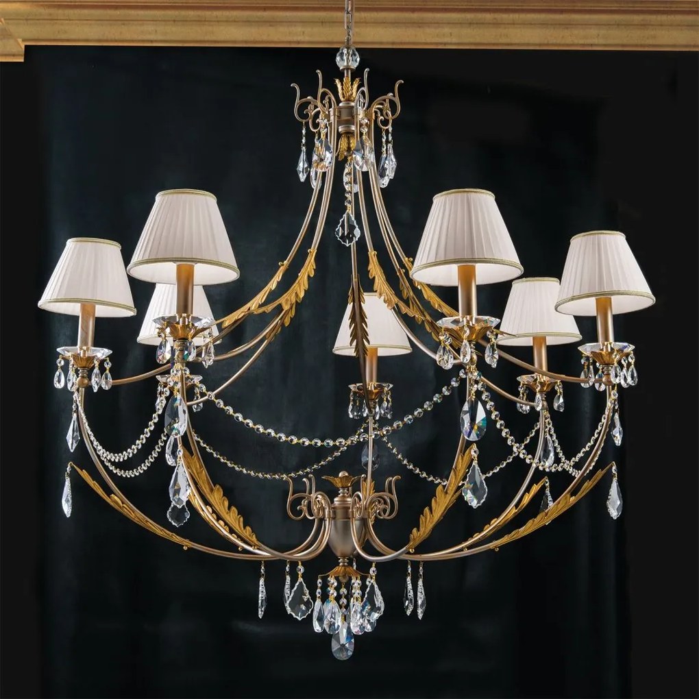 Candelabru LUX super elegant cu 7 brate Miramare LU 2406/7 OR