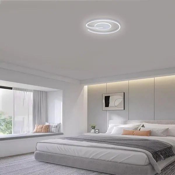 Plafonieră LED dimabilă Brilagi SPIRAL, 56W, 230V, 3000/4000/6000K + telecomandă