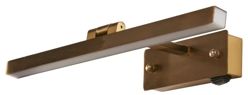 Aplica de perete LED pentru oglinda sau tablou Corfu alama