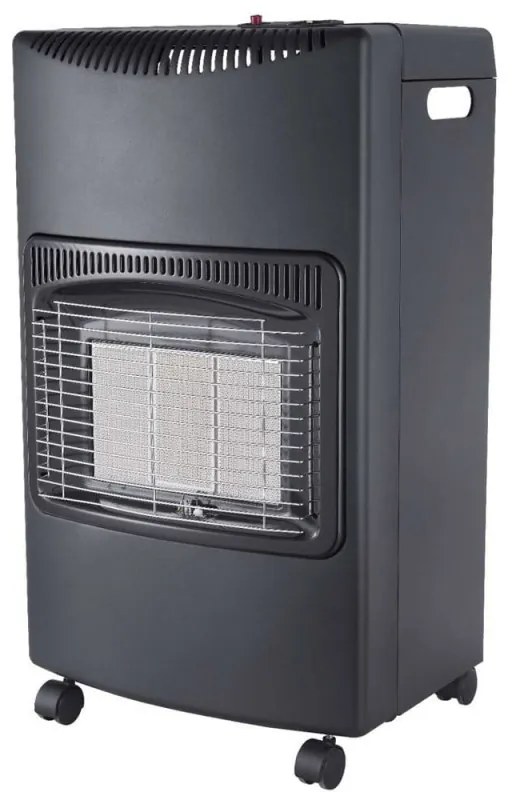 Soba pe gaz pentru incalzire Elite EGH-1401, 4200W, 3 nivele, rabatabila, Protectii, Negru