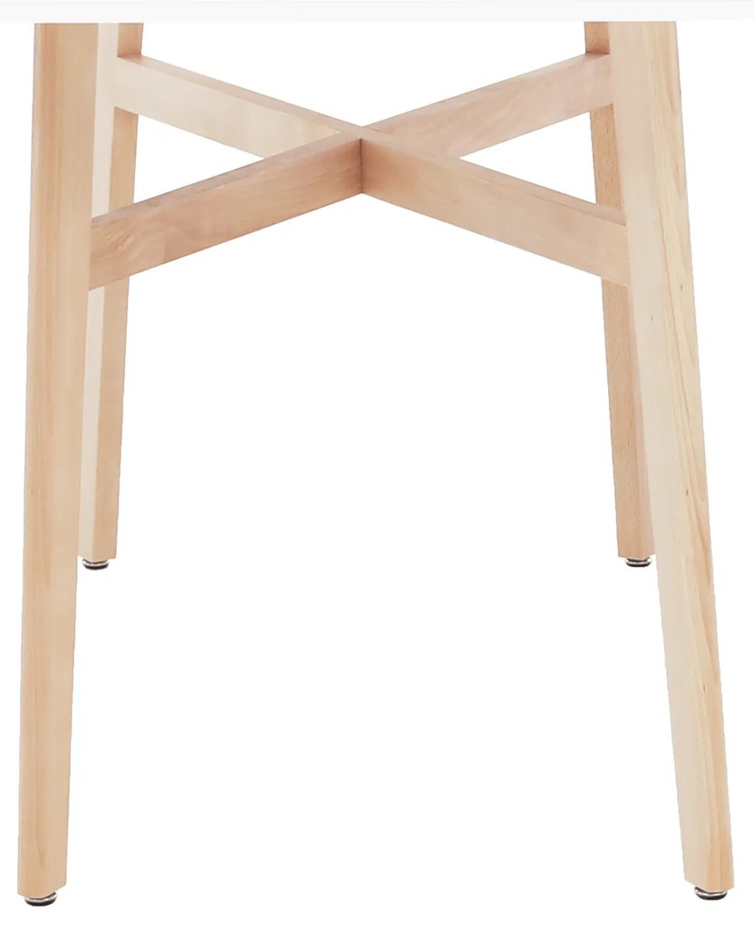 Masă de sufragerie Calvin (pentru 4 persoane) (alb). 1029520